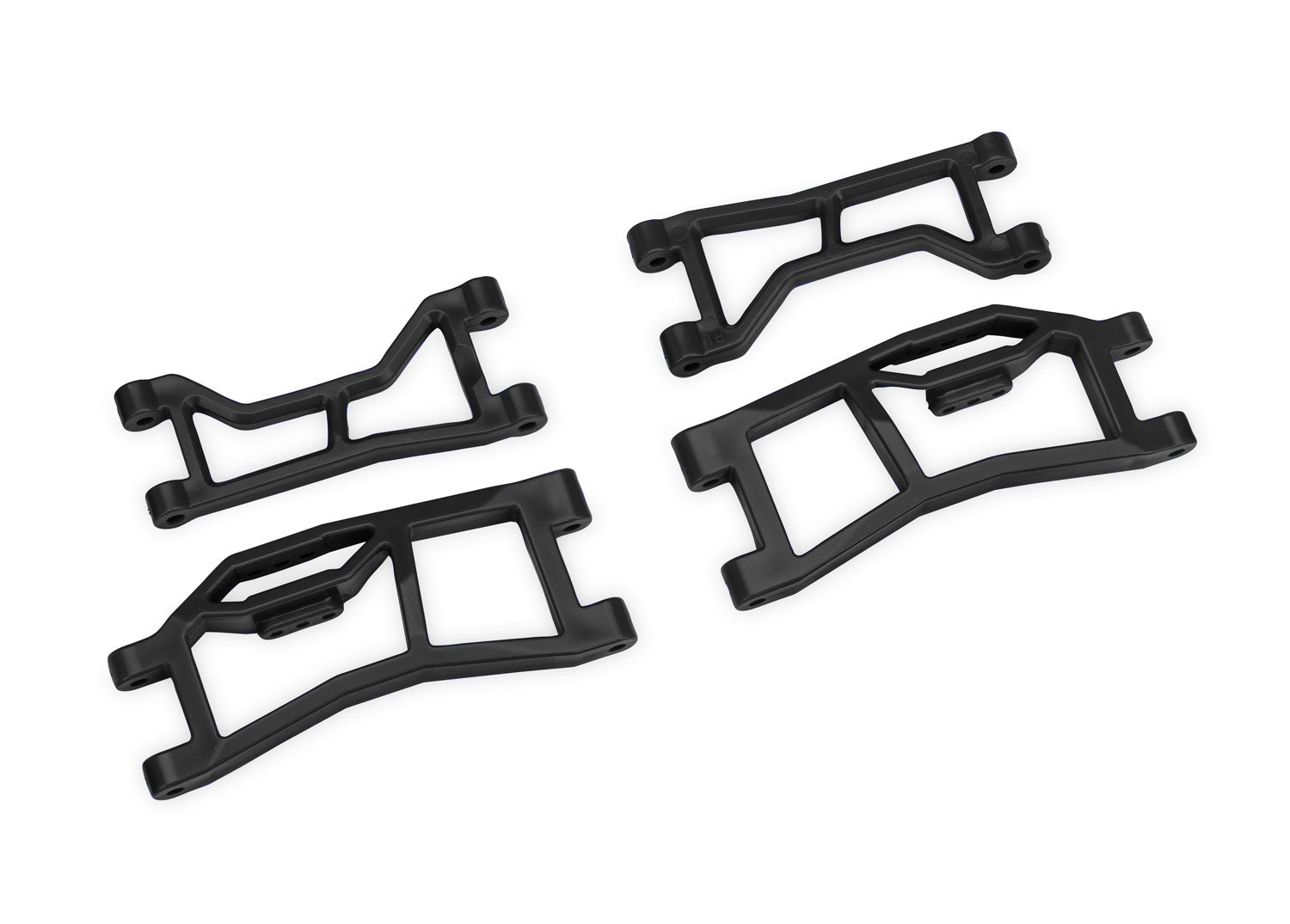 Traxxas Black WideMaxx Rear Upper & Lower HD Suspension Arms - - Traxxas
