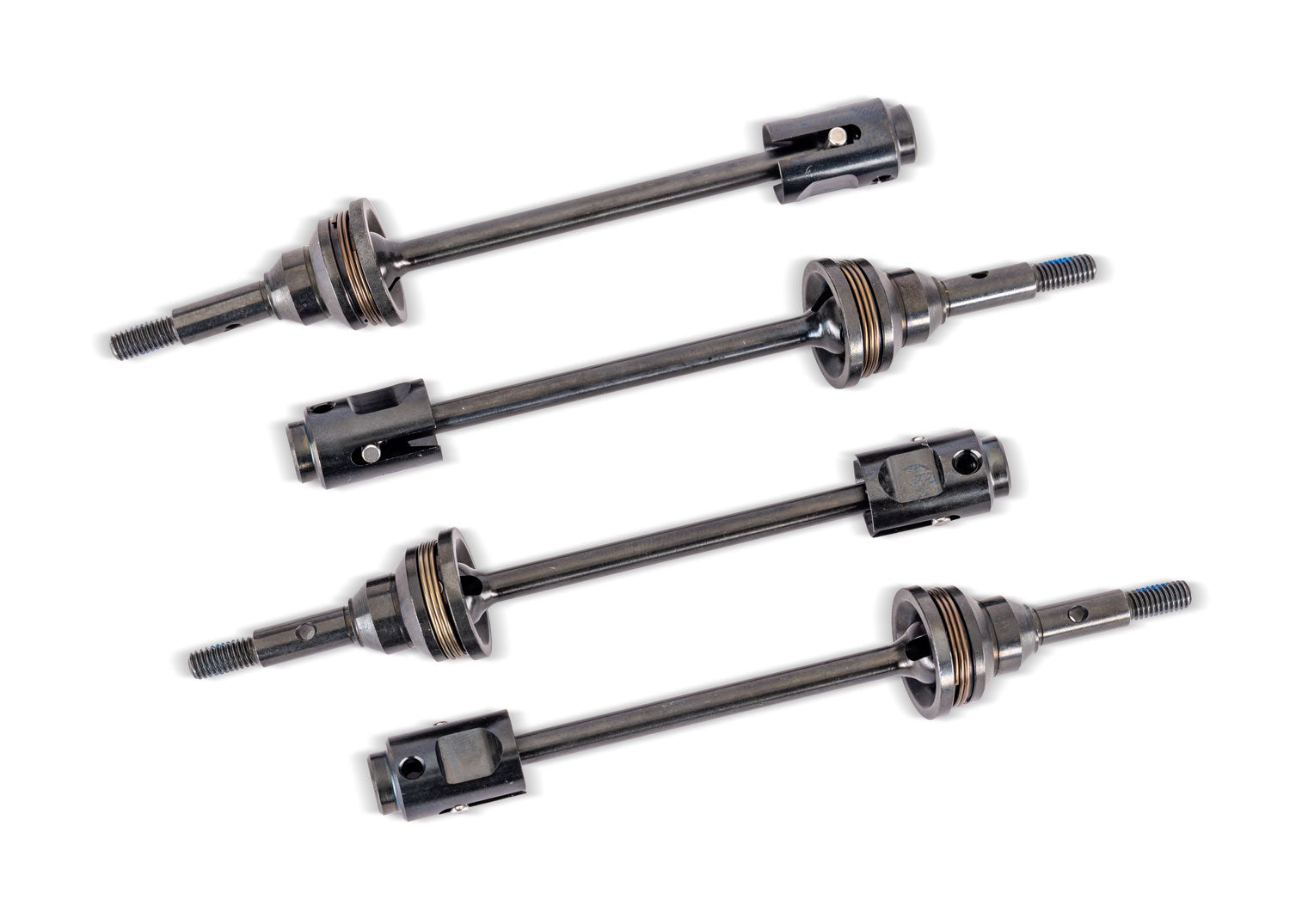 Traxxas WideMaxx Steel CV Driveshafts & Drive Cups (4) - - Traxxas
