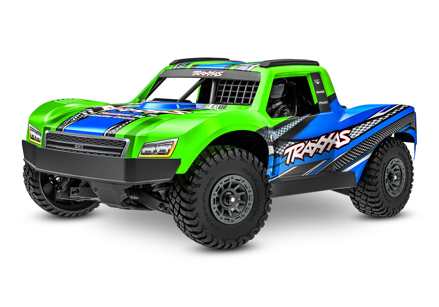 Traxxas Mini Slash® Brushless 1/16 4WD RTR Short Course Truck w/TQ™ 2.4Ghz Radio, Battery - - Traxxas