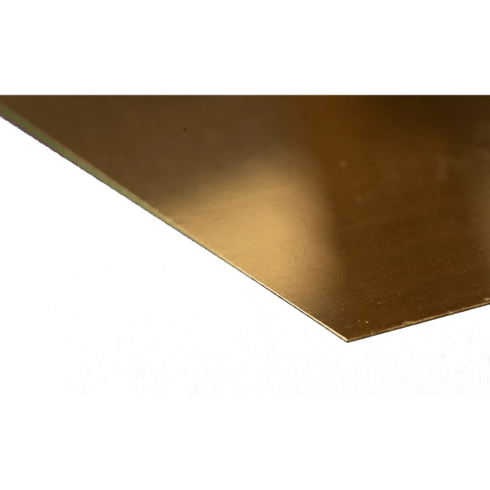 K&S Brass Sheet 0.010" Thick x 6" Wide x 12" Long (1 Piece)