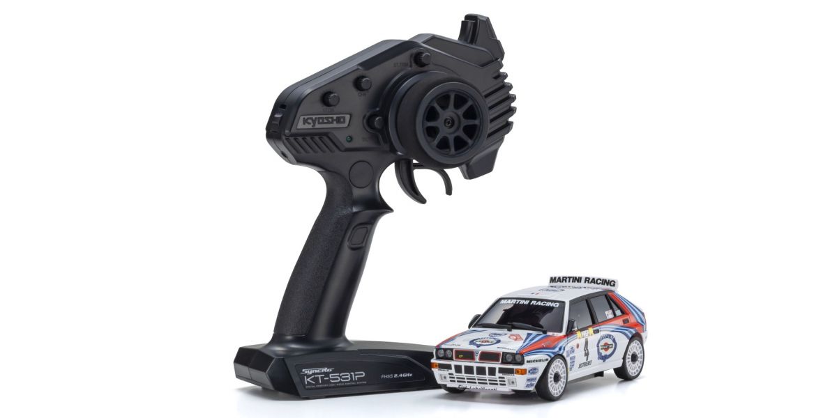 Kyosho MINI-Z AWD LANCIA DELTA No.4 1992 Monte Carlo Rally Winner - - Kyosho