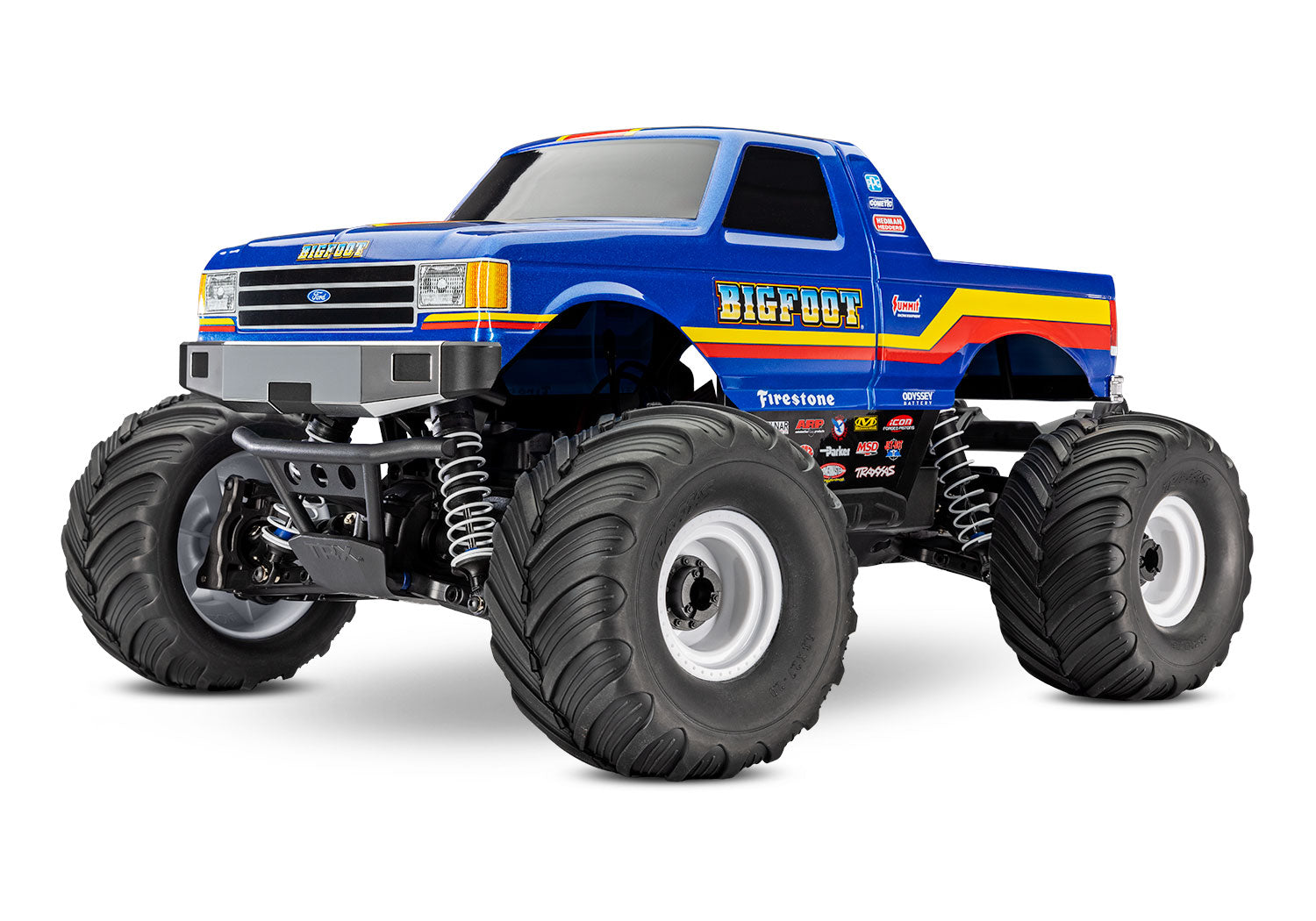 Traxxas Bigfoot® BL-2s™ 1/10 RTR 4WD Brushless Monster Truck (Blue) w/BL-2s ESC & TQ 2.4GHz Radio -  - Traxxas
