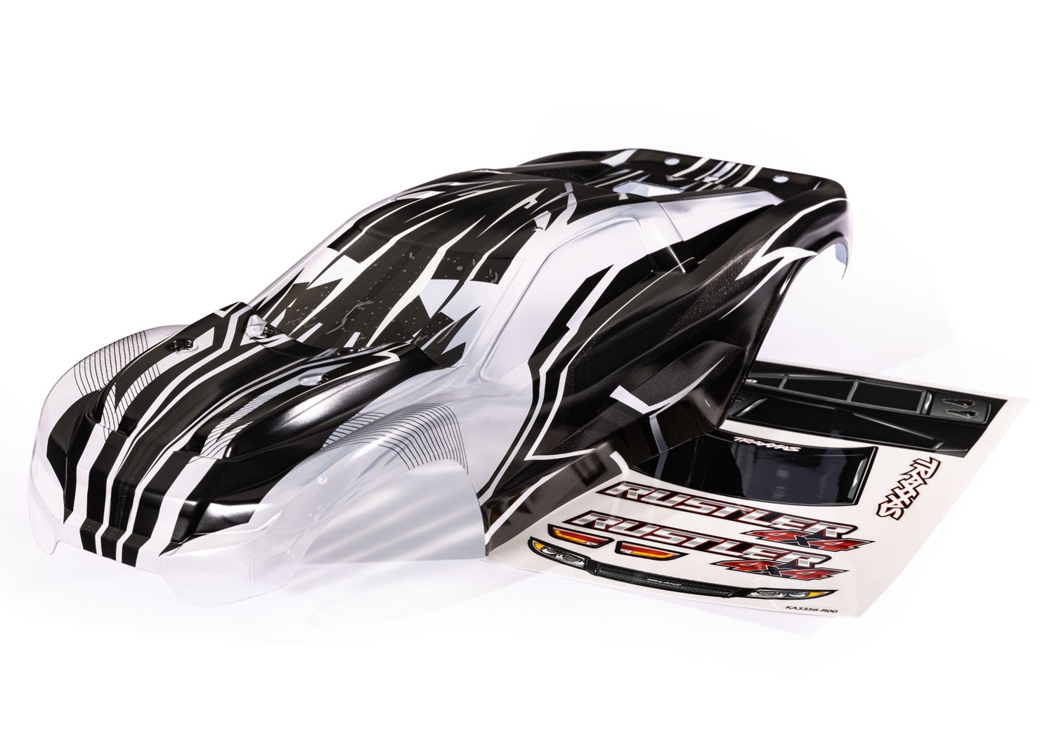 Traxxas Rustler 4X4 ProGraphix Body (Clear) - stpatty - Traxxas