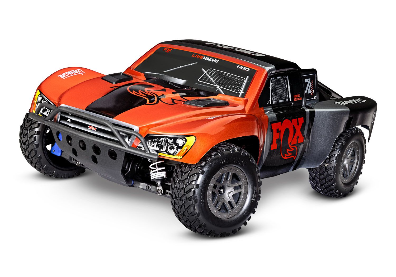 Traxxas Slash® 4X4 BL2S Brushless 1/10 Scale 4WD Electric Short Course Truck with TQ 2.4GHz Radio System - - Traxxas