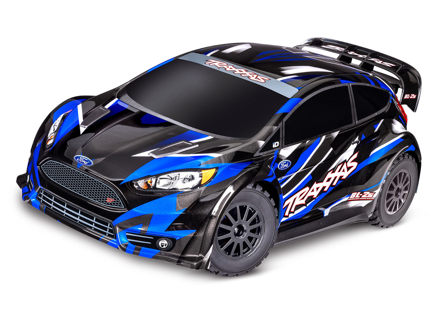 Traxxas Ford® Fiesta® ST Rally Brushless: 1/10 Scale Electric Rally Racer with TQ™ 2.4GHz radio system -  - Traxxas