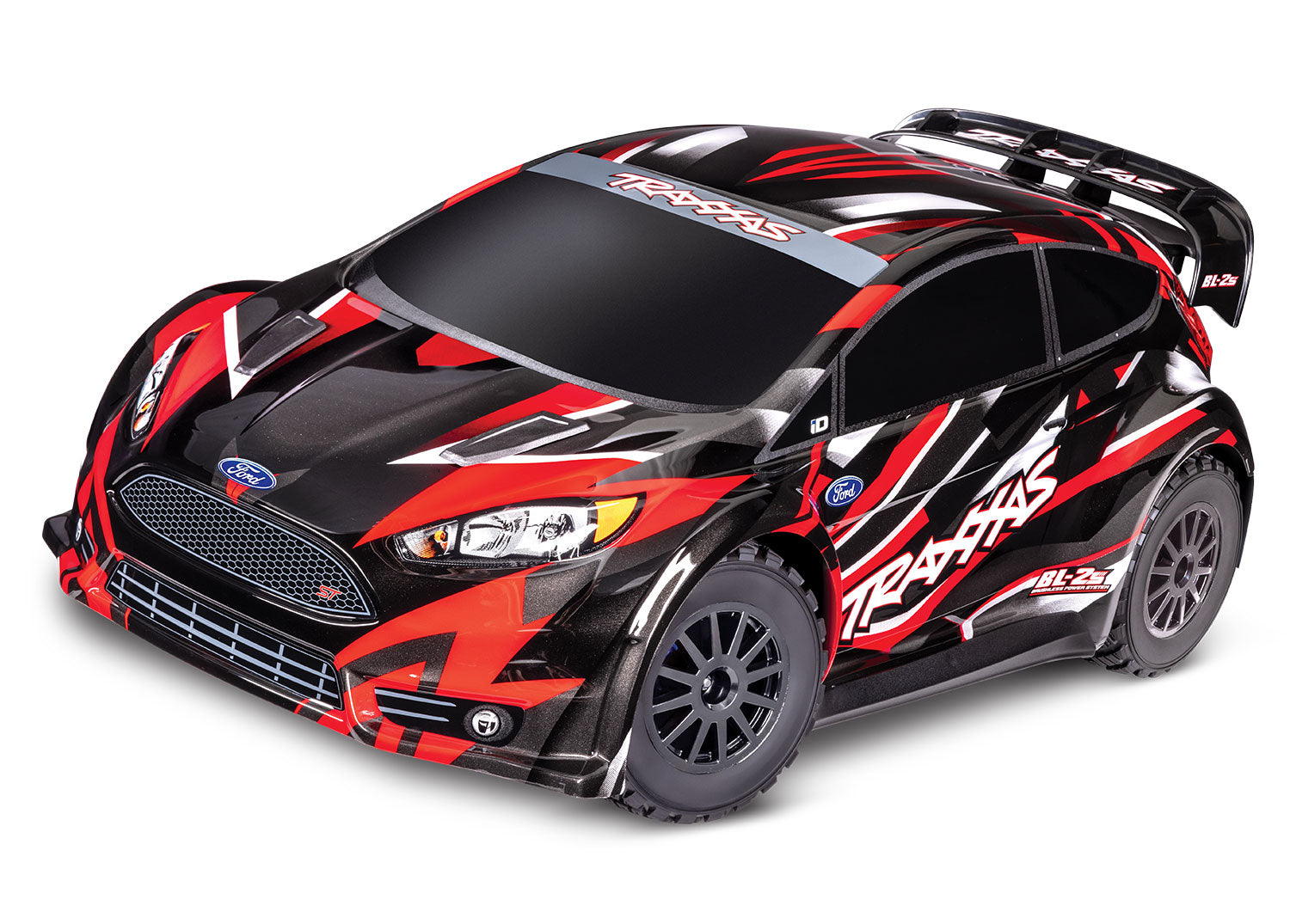 Traxxas Ford® Fiesta® ST Rally Brushless: 1/10 Scale Electric Rally Racer with TQ™ 2.4GHz radio system -  - Traxxas