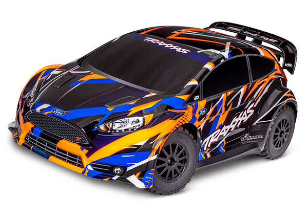 Traxxas Ford® Fiesta® ST Rally VXL: 1/10 Scale Brushless Rally Racer with TQi™ Traxxas Link™ Enabled 2.4GHz Radio System & Traxxas Stability Management (TSM)® - - Traxxas