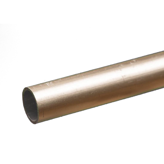 K&S Round Aluminum Tube: 7/16" OD x 0.035" Wall x 12" Long (1 Piece) - Metal - K&S Precision Metals