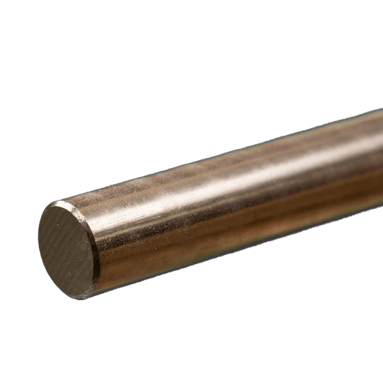 K&S Round Stainless Steel Rod: 1/2" OD x 12" Long (1 Piece) - Metal - K&S Precision Metals