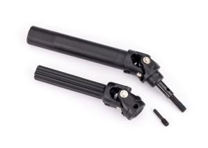 Traxxas Driveshaft assembly, front or rear, Maxx® Duty (1) (left or right) (fully assembled, ready to install)/ screw pin (1) (for use with #8995 WideMaxx™ suspension kit) - - Traxxas