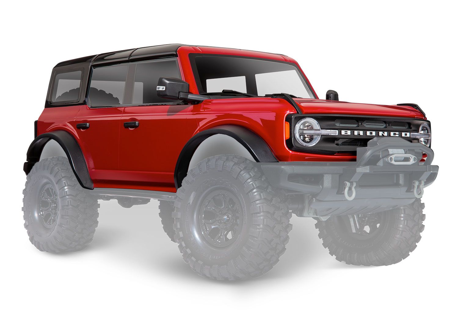 Traxxas TRX-4 2021 Ford Bronco Pro Scale Pre-Painted Body Kit - - Traxxas