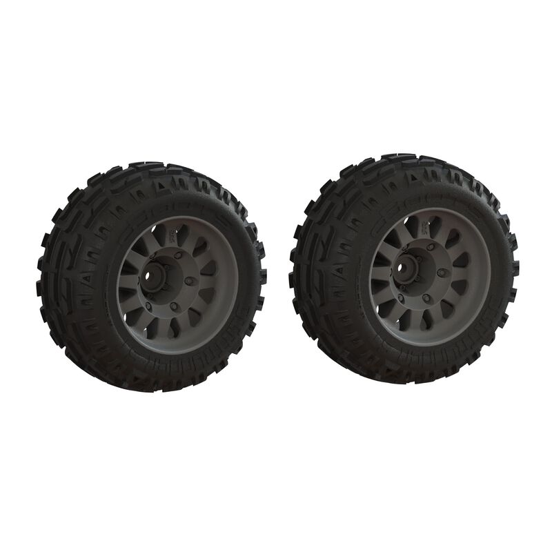 Arrma dBoots 'Dirtrunner ST' Tire Set Glued (2) - - Horizon Hobbies, Inc.