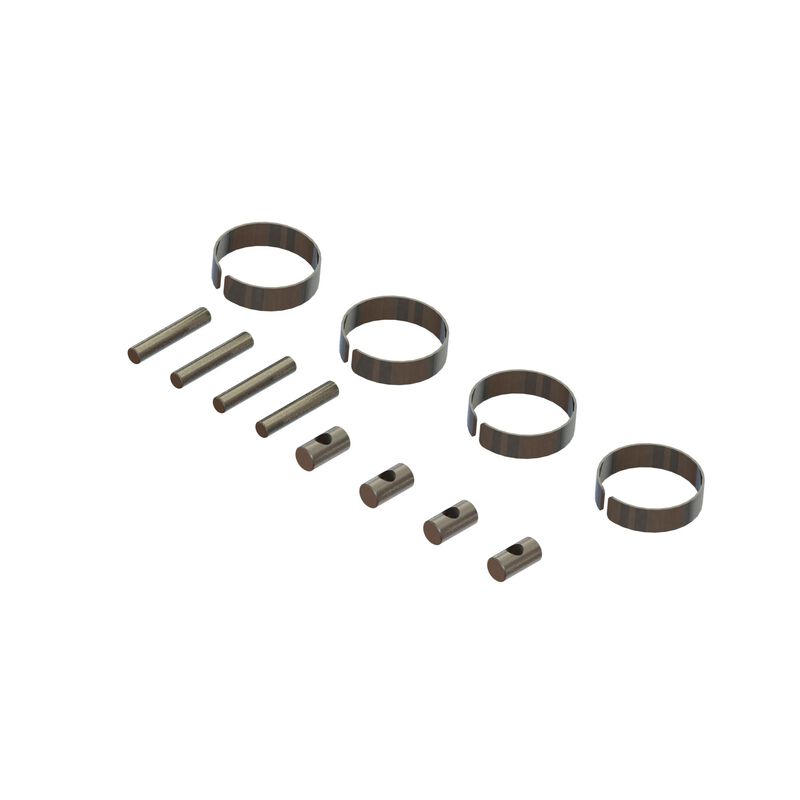 Arrma CVD Driveshaft Metal Fittings (1 Pair) - - Horizon Hobbies, Inc.