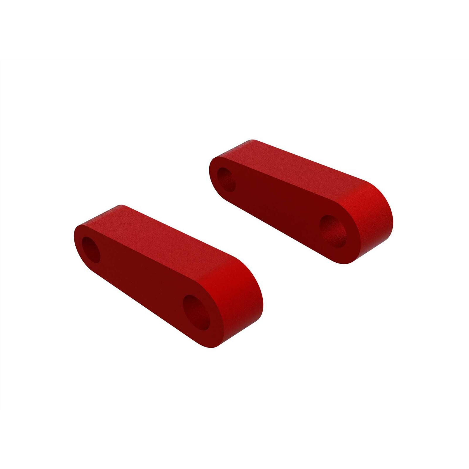 Arrma Kraton/Outcast 8S Aluminum Front Suspension Mounts (Red) (2) - - Horizon Hobbies, Inc.