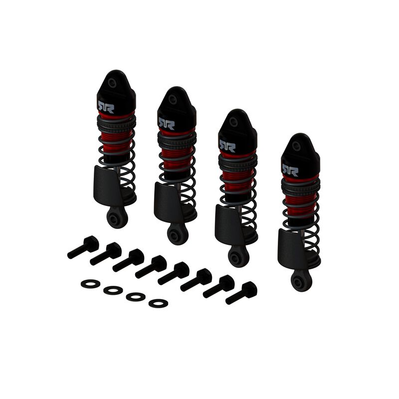 ARRMA Aluminum Shock Set, 58mm Length, 300cSt Oil (4pcs) - GROM - - Horizon Hobbies, Inc.
