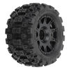Proline Badlands MX 1.85" All-Terrain Truck Tires (4) Mounted on Raid Black 12mm Hex Wheels for Granite GROM 4x4 Front or Rear - - Horizon Hobbies, Inc.