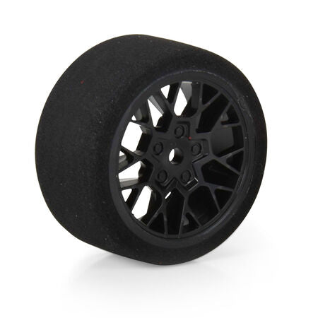 Proline Fifty6 Foam Tire Mounted on Circuit Black Wheel 8mm Hex (4) - - Horizon Hobby, Inc.