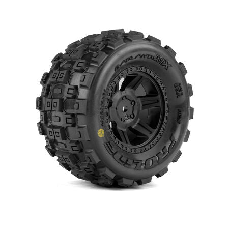 ProLine Badlands MX MTD 12mm Black Desperado 2.0 Wheel: Mini Maxx - - Horizon Hobbies, Inc.