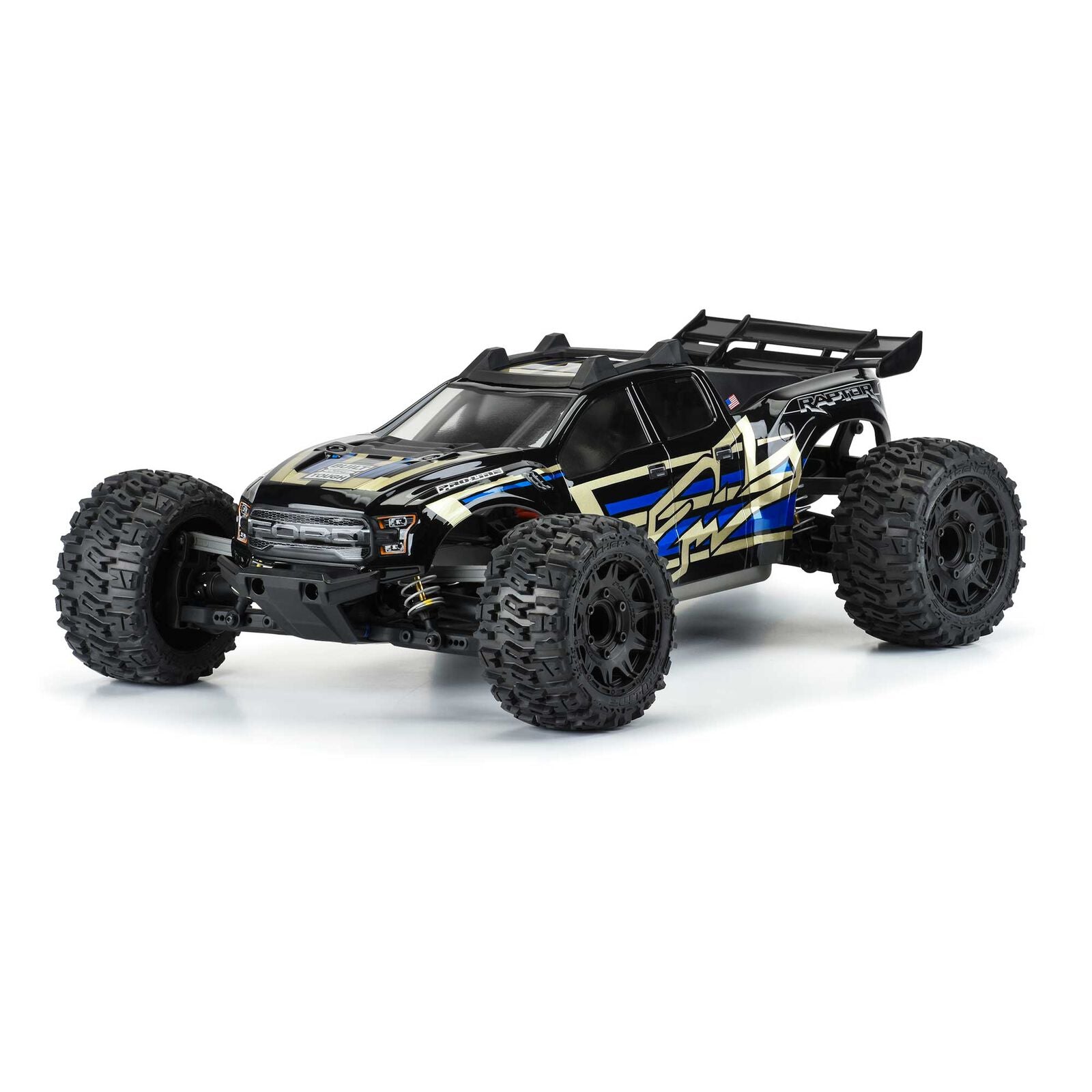 Proline 1/10 Pre-Cut 2017 Ford F-150 Raptor Clear Body: Rustler 4x4 - - Horizon Hobbies, Inc.
