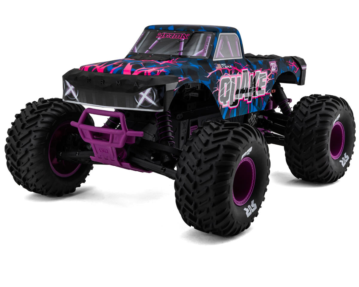 Arrma Quake 223S DSC 1/10 RTR Brushless 2WD Monster Truck w/SLT2 2.4GHz Radio