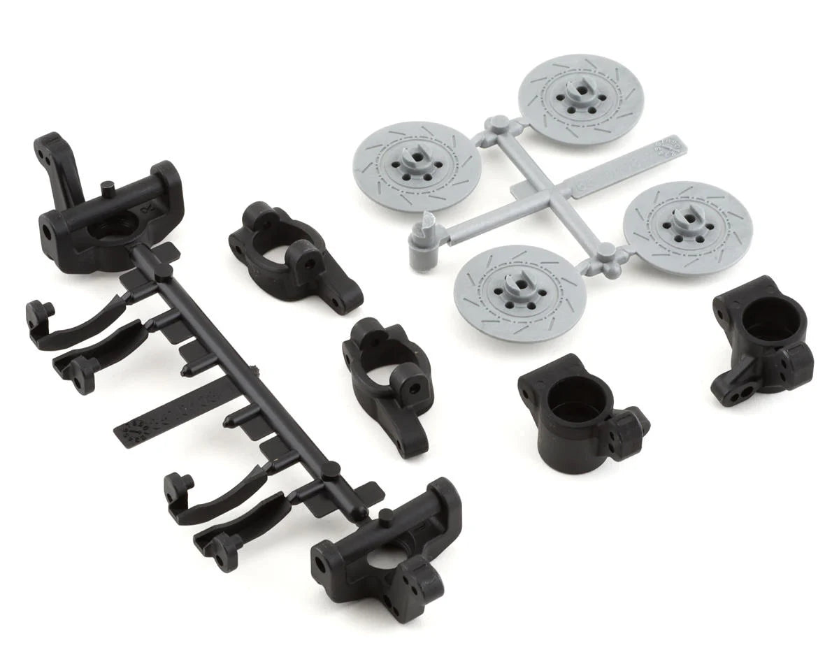 Team Associated Reflex 14R Caster Blocks, Rear Hubs & Brake Discs - stpatty - AMain Distributing