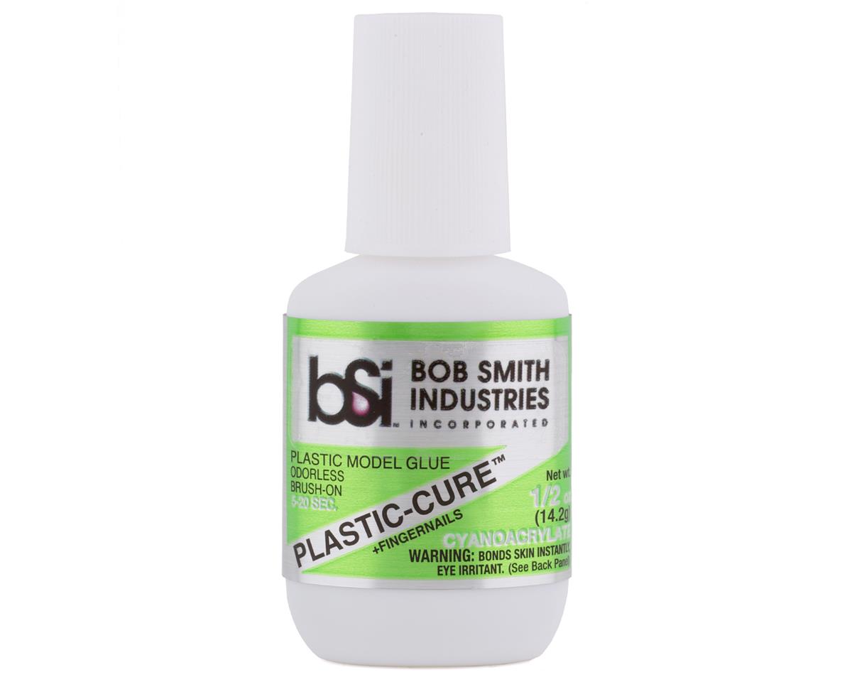 Bob Smith Industries Plastic-Cure Brush-On Odorless Medium CA Glue (1/2oz) - - Bob Smith Industries