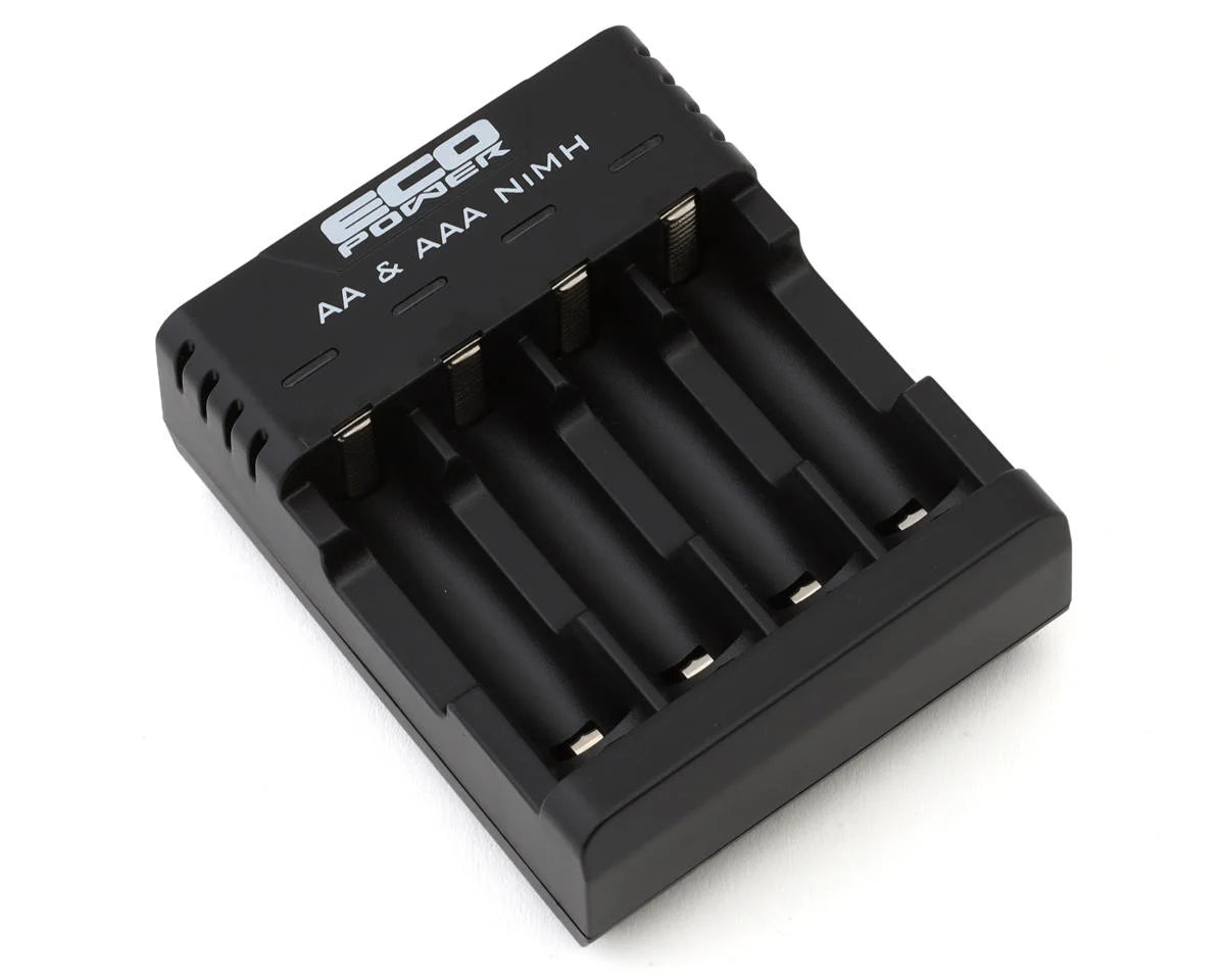 EcoPower NiMH & NiCD USB Battery Charger (4 Slots) (AA/AAA) - - AMain Distributing