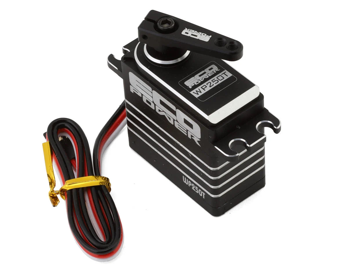 EcoPower WP250T Waterproof MEGA Torque Metal Gear/Metal Case Servo for 1/7 & 1/8 Traxxas™, ARRMA™, Axial™, Losi™ & others - - AMain Distributing