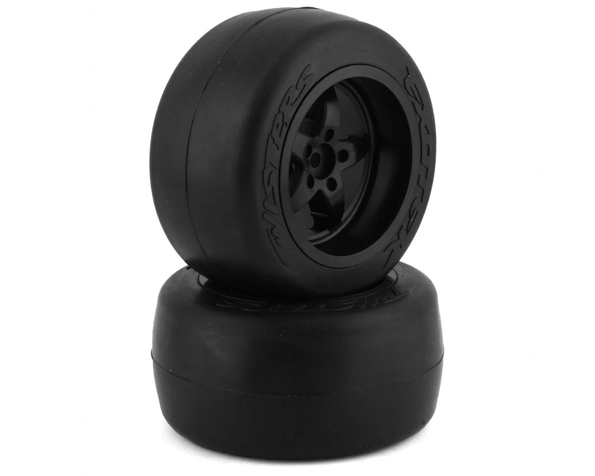 Exotek Twister Pro Drag Belted Rear Tires & Wheel Set w/Soft Foam (2) (Firm) - - AMain Distributing
