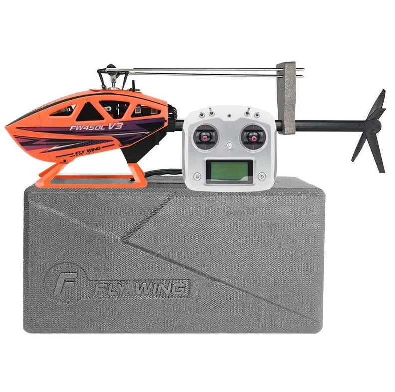FlyWing FW450 V3 Helicopter w/ H1-GPS Flight Controller RTF - - Fly Wing