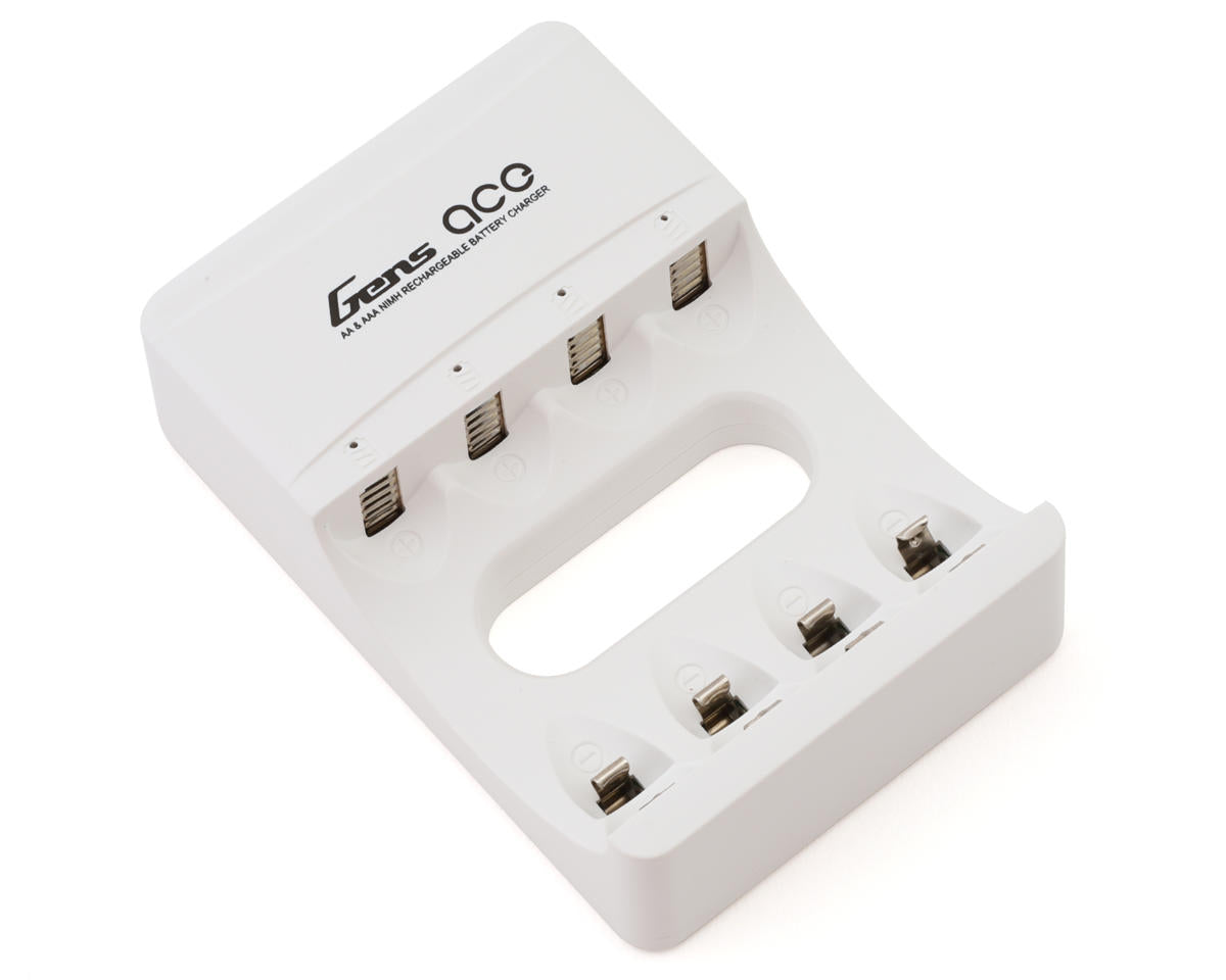 Gens Ace AA & AAA Battery Charger (4 Slots) (NiMH/NiCD) - - AMain Distributing