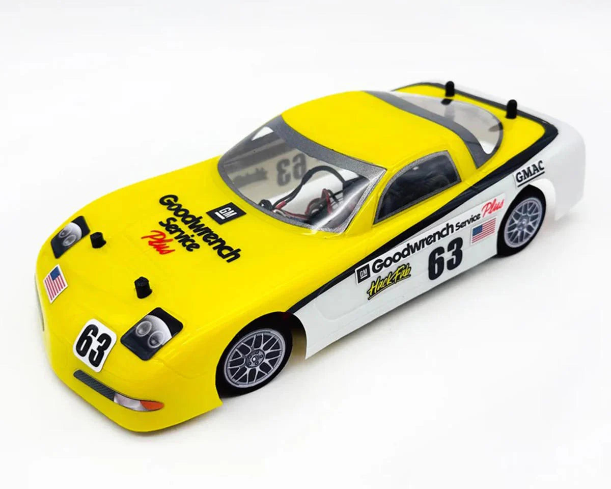 HackFab 1/18 CV Type 5 Micro-B Conversion Body (Clear) (147mm Wheelbase) - - RC Visions