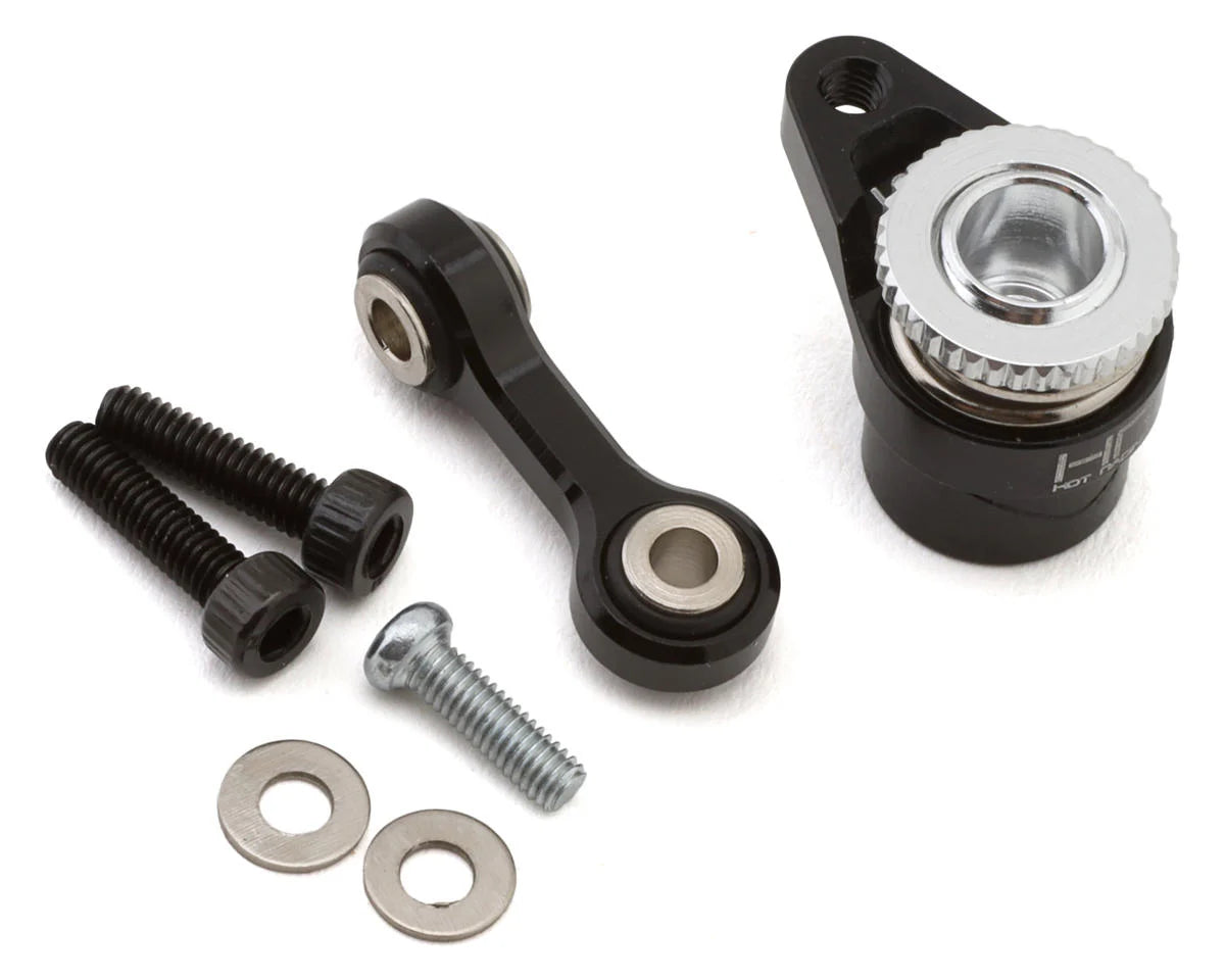 Hot Racing Arrma Grom Aluminum Servo Saver Set (Black) (25T)