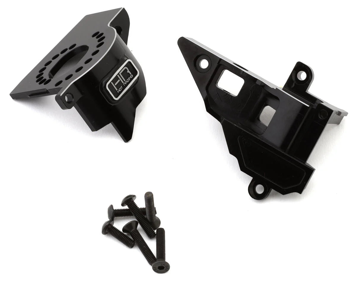 Hot Racing Adjustable Aluminum Modular Motor Mount for Traxxas® Mini Maxx® (Black) - - AMain Distributing