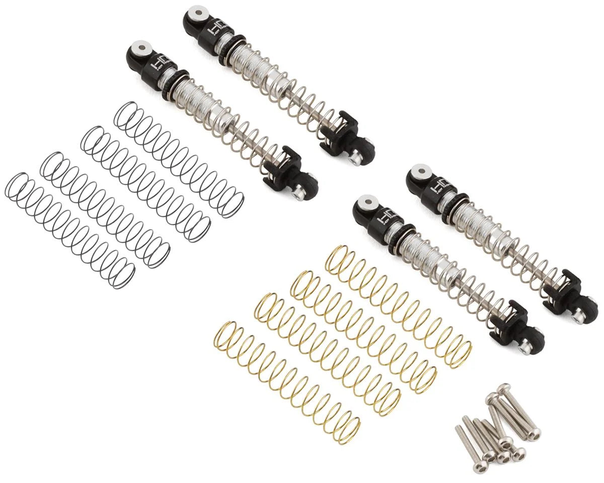 Hot Racing Axial SCX24 Aluminum Threaded Long Travel Oil Shocks (4) - - AMain Distributing