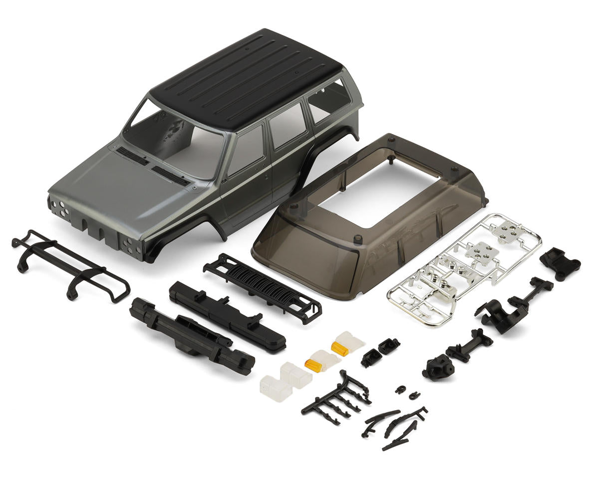 Injora Cherokee Hard Pre-Painted Body Set for Traxxas® TRX-4M® (Grey) (155mm Wheelbase) (Bronco/Defender) - - AMain Distributing