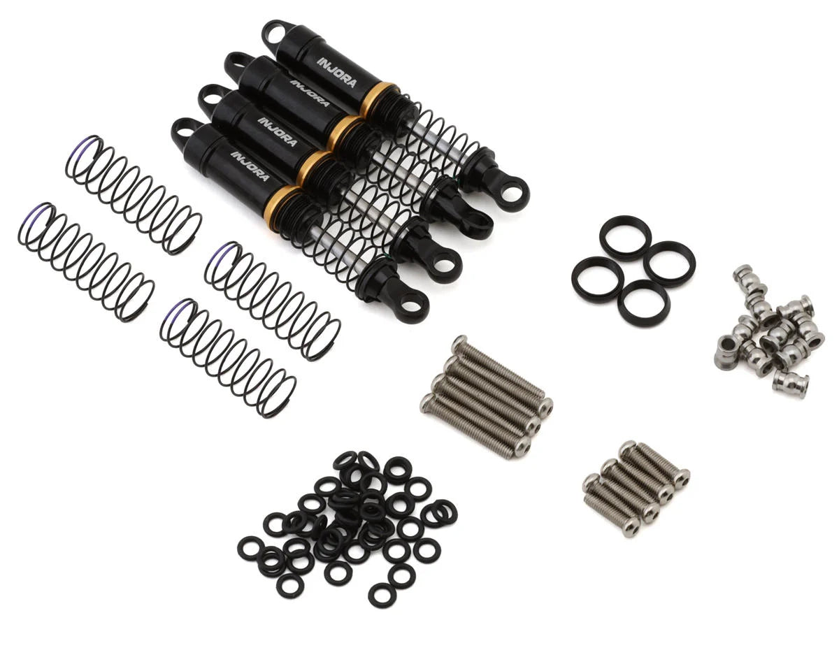 Injora LS 59mm Long Travel Aluminum Threaded Oil Shocks for Traxxas® TRX-4M® (4) - - RC Visions