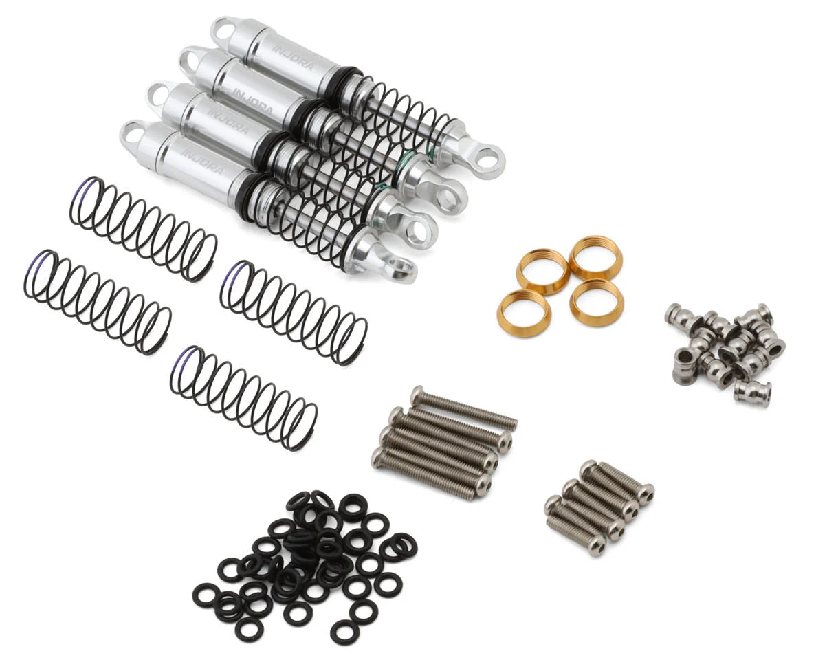 Injora LS 59mm Long Travel Aluminum Threaded Oil Shocks for Traxxas® TRX-4M® (4) - - RC Visions