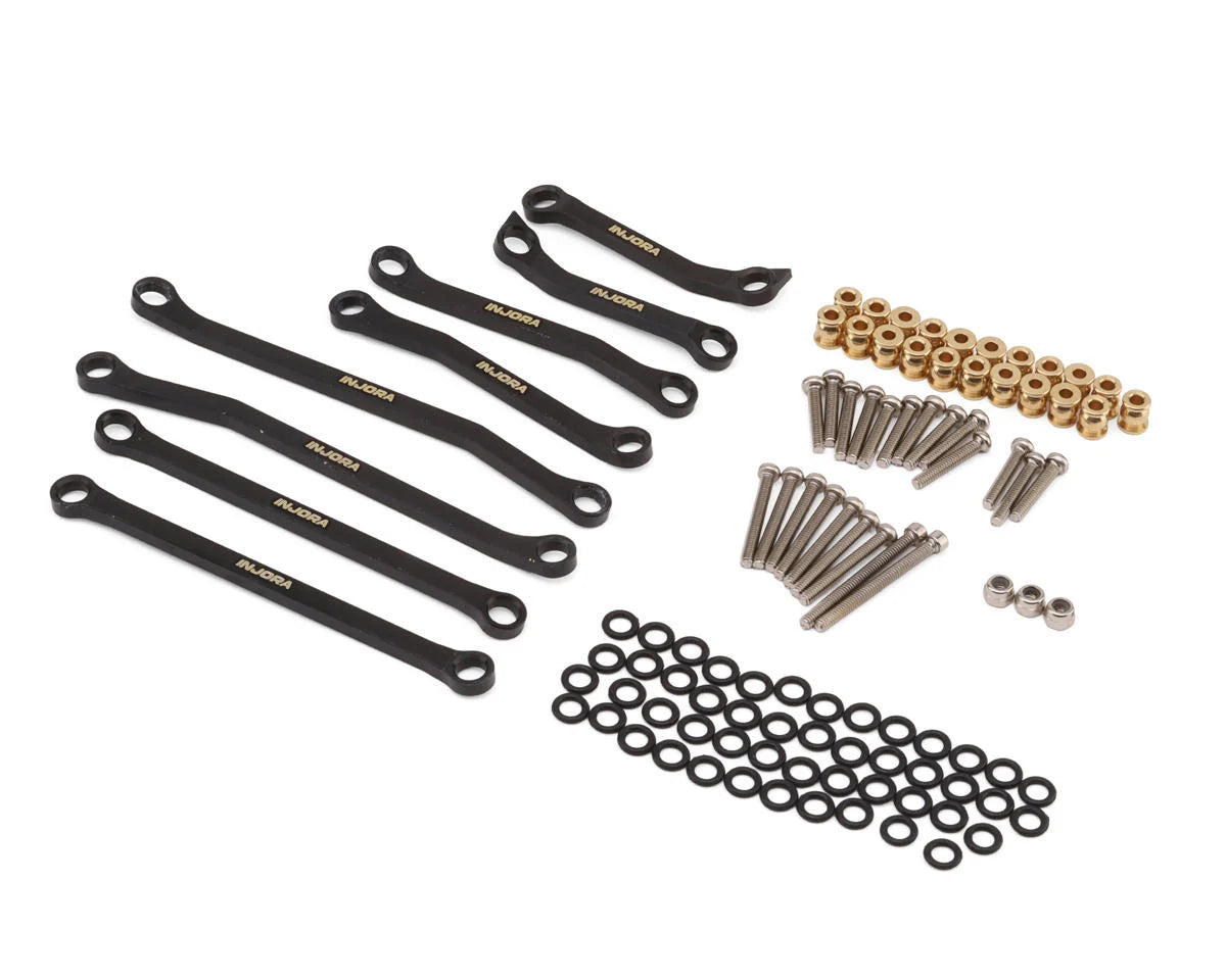 Injora Redcat Ascent-18 Apex Black Brass High Clearance Link Set (Black) (36g) - - AMain Distributing