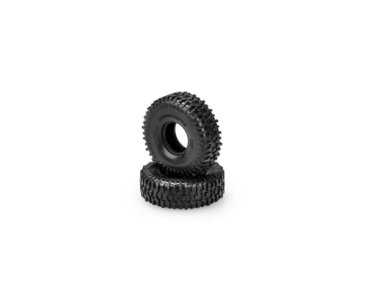 JConcepts Tusk 1.0" Micro Crawler Tires (63mm OD) (2) (Green) - - AMain Distributing