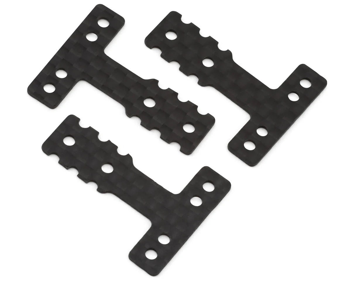 Kyosho Mini-Z MR-03 MM/LM Carbon Fiber Rear Suspension Plates (Soft) (3) - - AMain Distributing