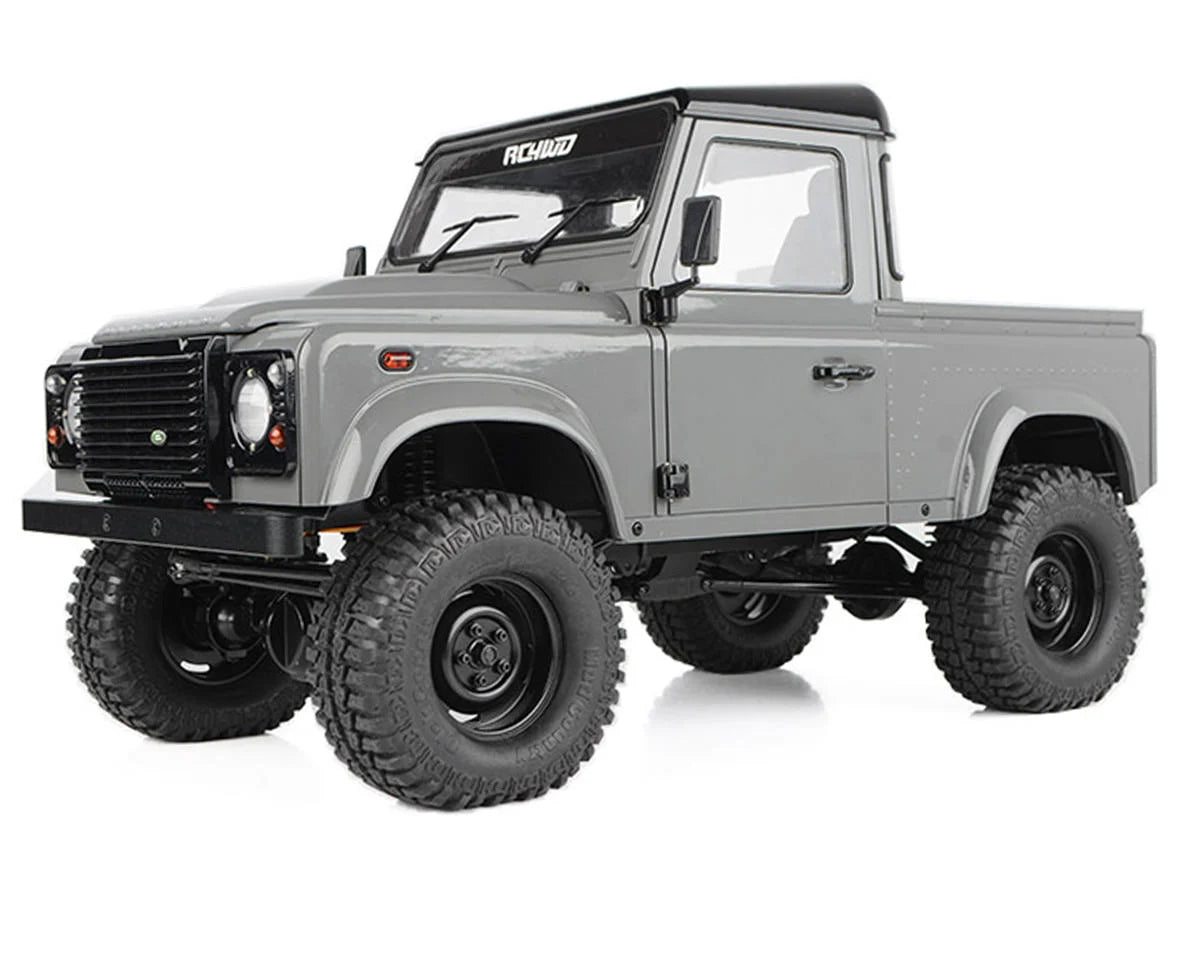 RC4WD Gelande II RTR 1/10 Scale Crawler w/2015 Land Rover Defender D90 Pick-Up Body (Grey)