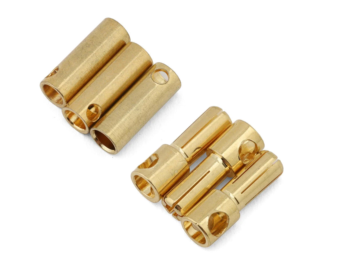 Samix 5mm High Current Bullet Plug Connectors Set (3 Male/3 Female) - stpatty - AMain Distributing