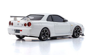Kyosho MINI-Z AWD MA-020 Series Readyset Nissan Skyline GT-R V.spec II Nur (R34) White - - HRP Distributing, Inc.