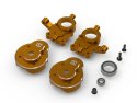 HPI Racing Aluminum Portal Steering Spindle Set (Orange), for Venture18 - - HRP Distributing, Inc.