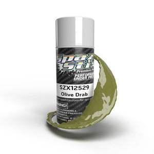 Spaz Stix Olive Drab Aerosol Paint, 3.5oz Can - - HRP Distributing, Inc.