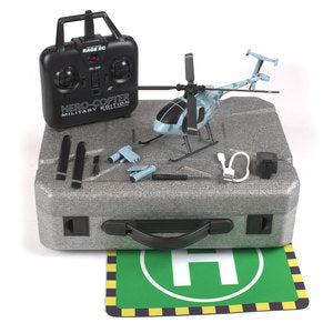 Rage RC Hero-Copter Military 4-Blade RTF Heli - - HRP Distributing, Inc.