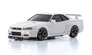 Kyosho MINI-Z AWD MA-020 Series Readyset Nissan Skyline GT-R V.spec II Nur (R34) White - - HRP Distributing, Inc.