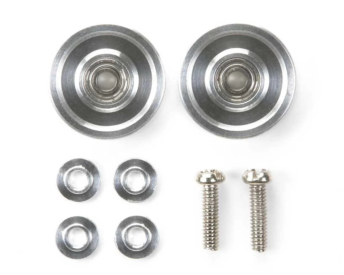 Tamiya JR Aluminum Ball Race Rollers - - AMain Distributing