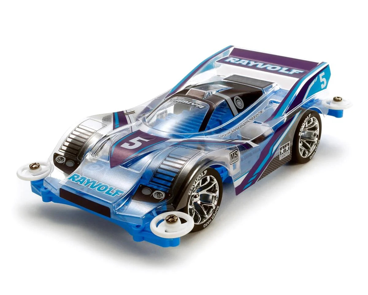 Tamiya 1/32 JR PRO Racing Rayvolf LT Blue Special Mini 4WD Kit - - AMain Distributing